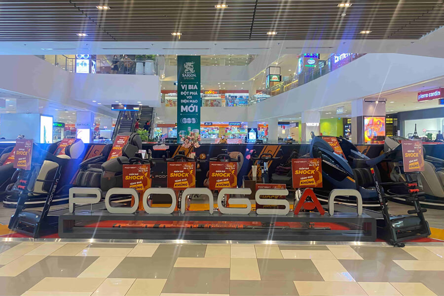 Showroom ghế massage Hồ Chí Minh Vivocity